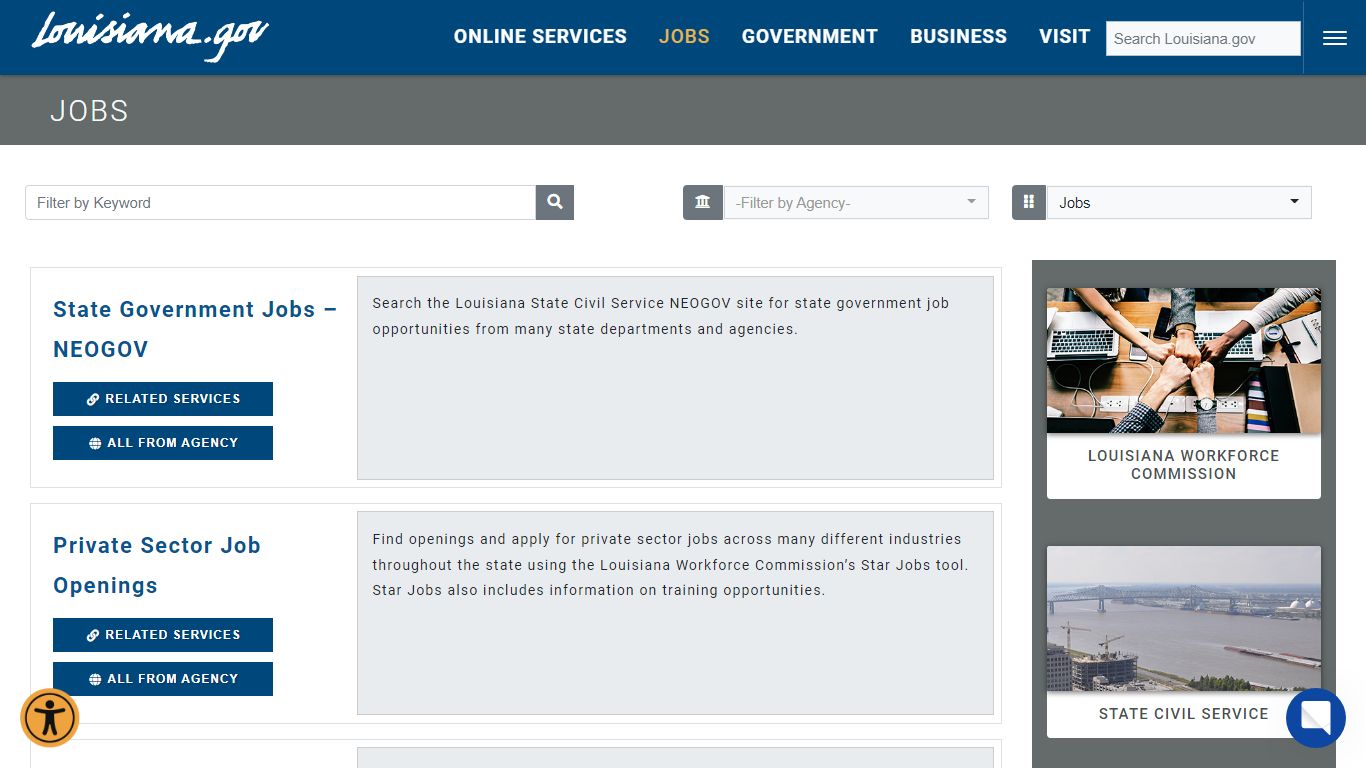 Jobs - The official website of Louisiana